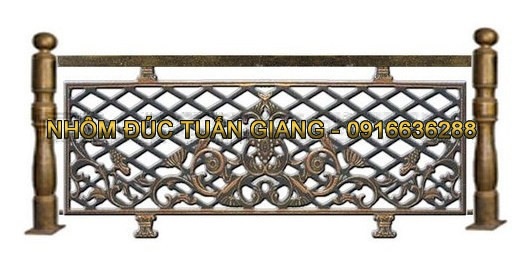 Lan can nhôm đúc - LC003