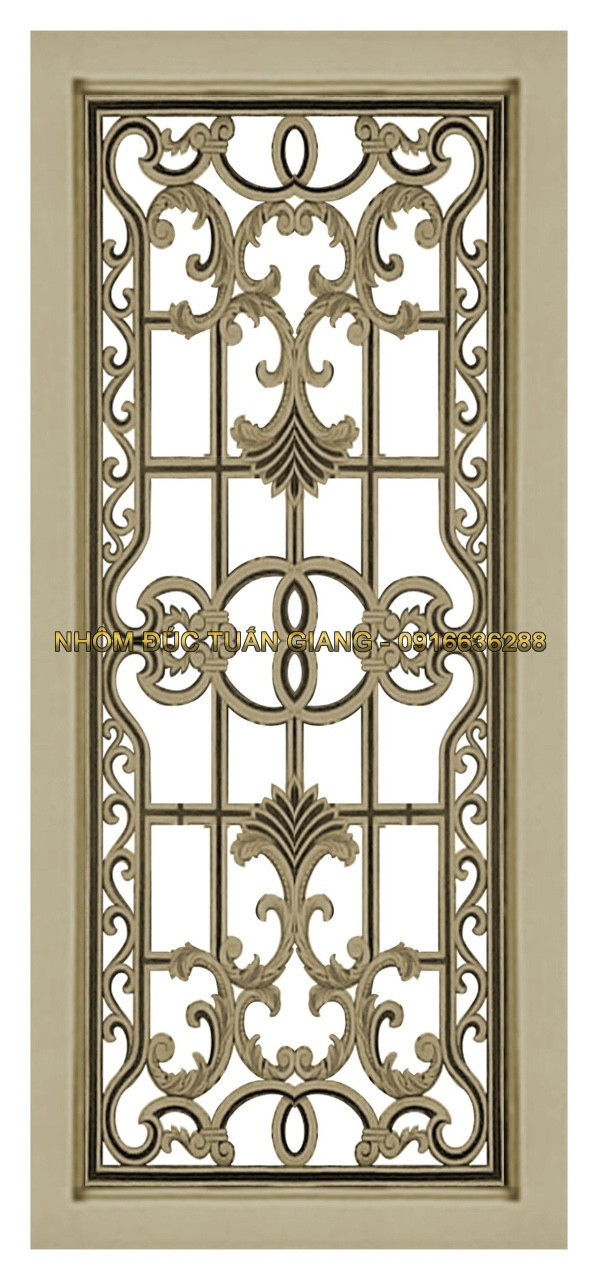 Bông gió nhôm đúc - BG004