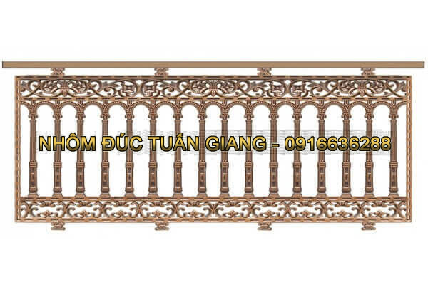 Lan can nhôm đúc - LC012