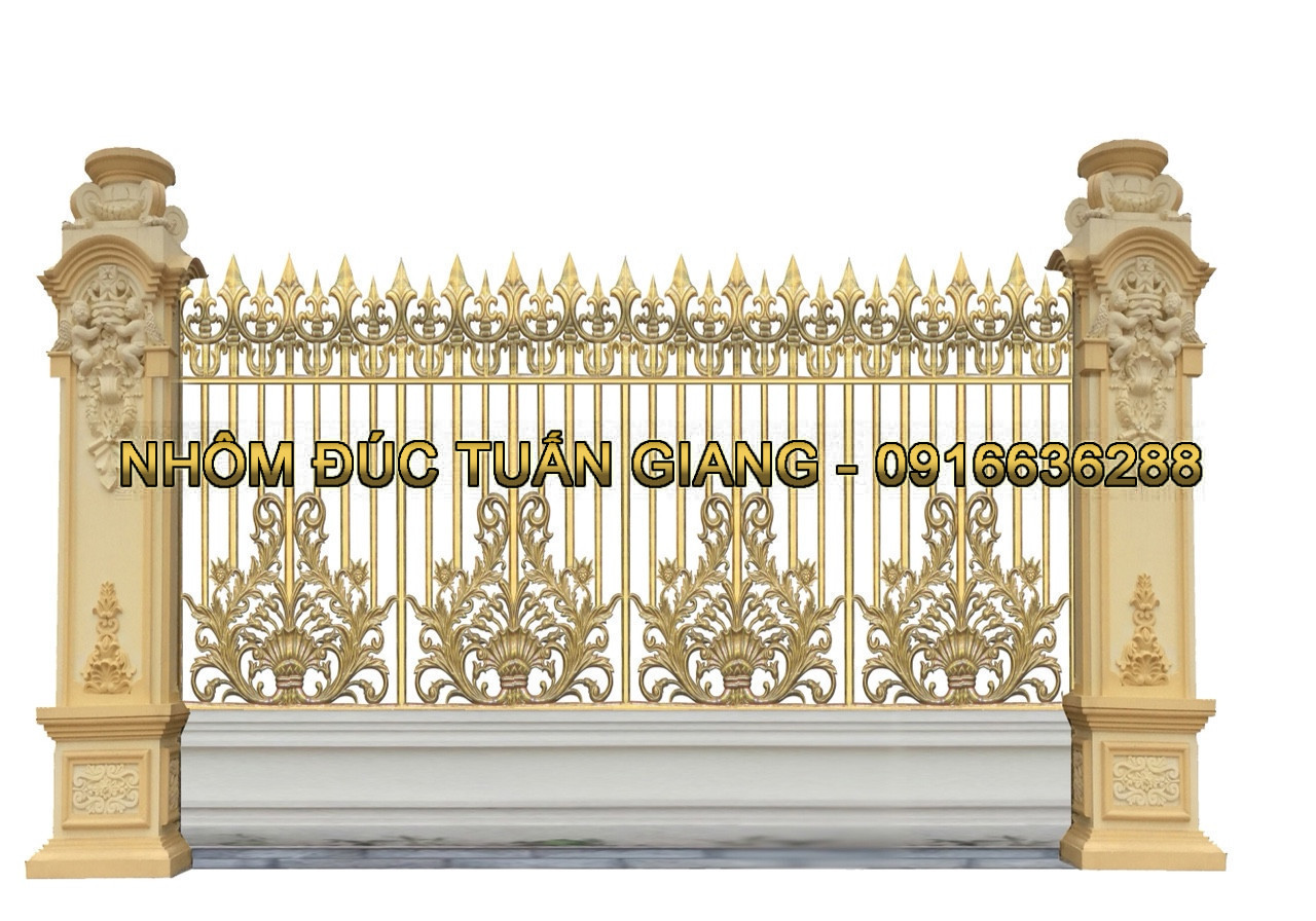 Hàng rào nhôm đúc mẫu HR -003