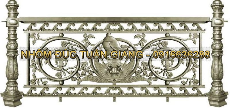 Lan can nhôm đúc - LC014