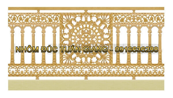 Lan can nhôm đúc - LC015