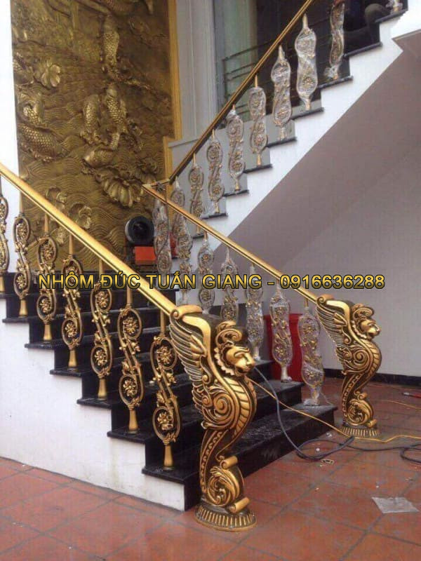 Cầu thang nhôm đúc - CT038