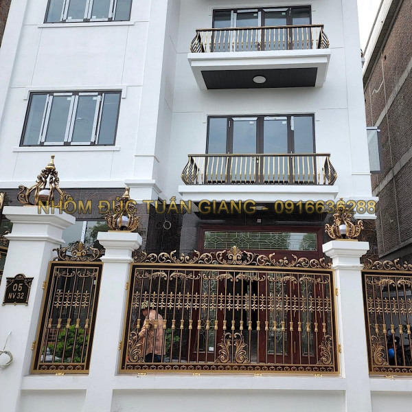 Hàng rào nhôm đúc mẫu HR -118