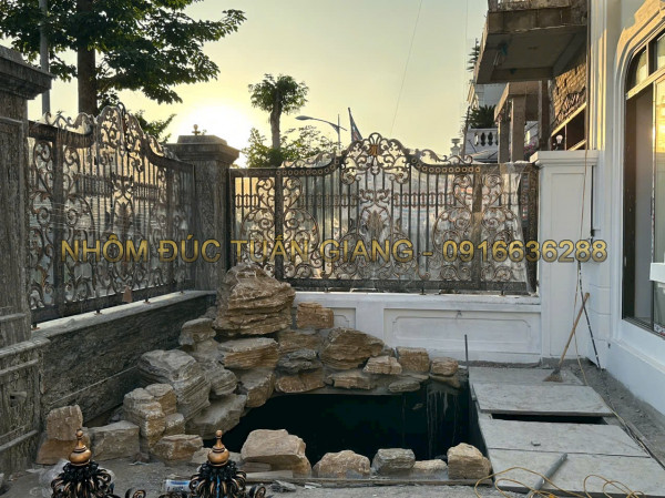 Hàng rào nhôm đúc mẫu HR -087