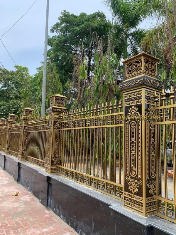 Hàng rào nhôm đúc mẫu HR -106