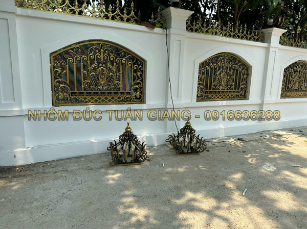 Hàng rào nhôm đúc mẫu HR -089