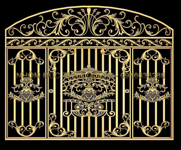 Bông gió nhôm đúc - BG035