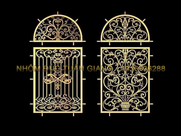 Bông gió nhôm đúc - BG052