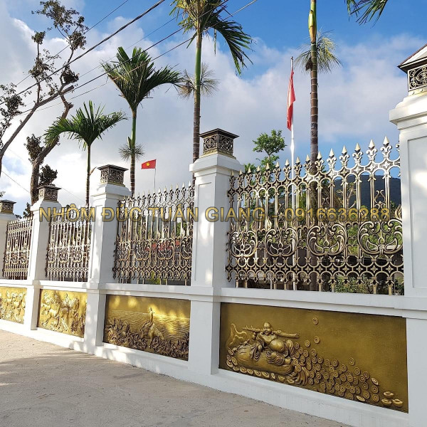 Hàng rào nhôm đúc mẫu HR -115