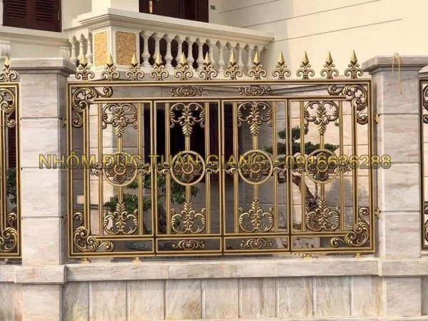 Hàng rào nhôm đúc mẫu HR -096